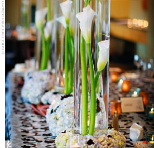 Submerged flowers wedding