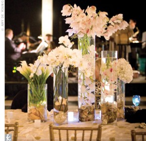 Submerged Flower Centerpieces